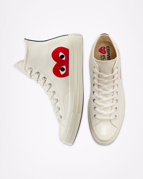 Converse x COMME DES GARÇONS high top white