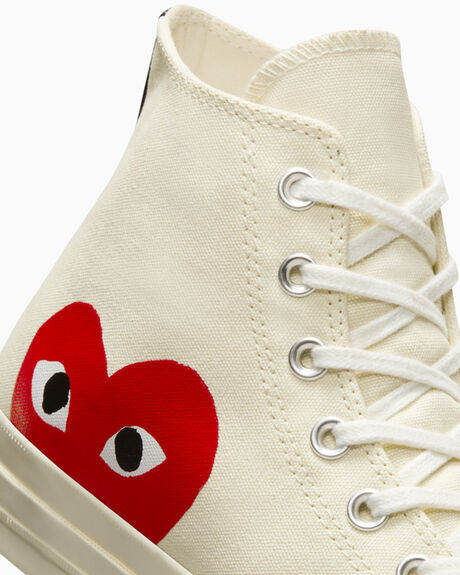 Converse x COMME DES GARÇONS high top white