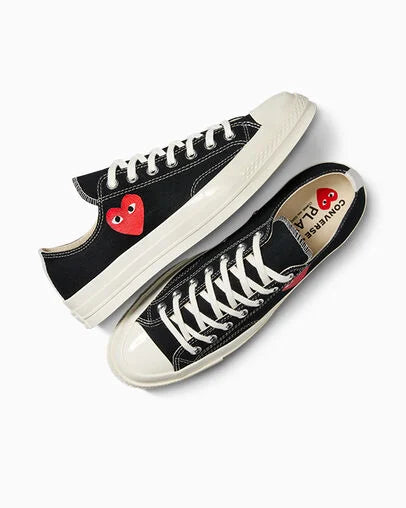 PLAY Comme des Garçons Single Heart Chuck 70 low top black