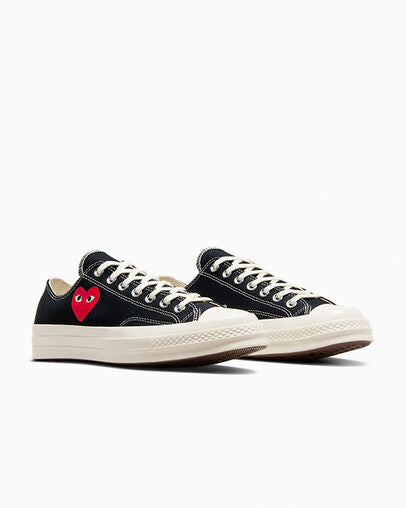 PLAY Comme des Garçons Single Heart Chuck 70 low top black