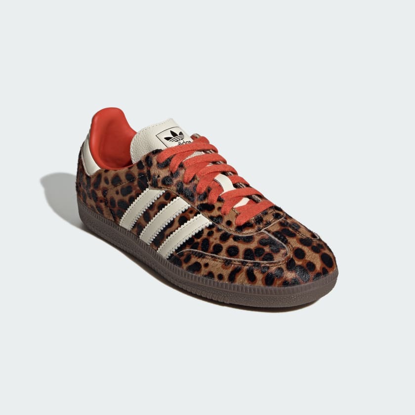 Adidas Samba Og Red Leopard