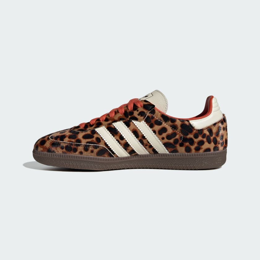 Adidas Samba Og Red Leopard