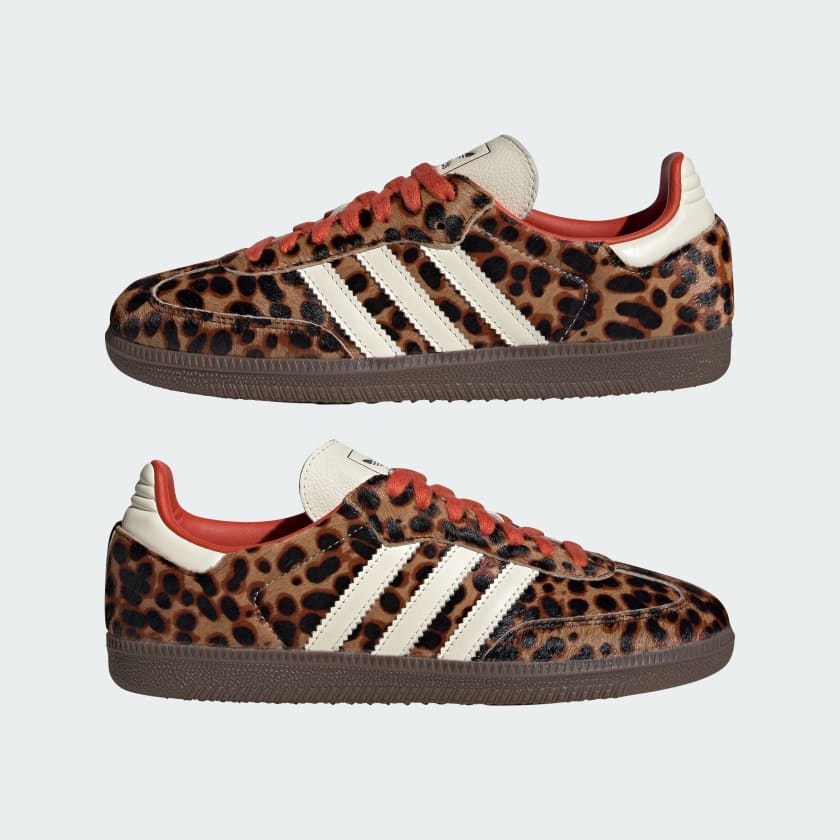 Adidas Samba Og Red Leopard
