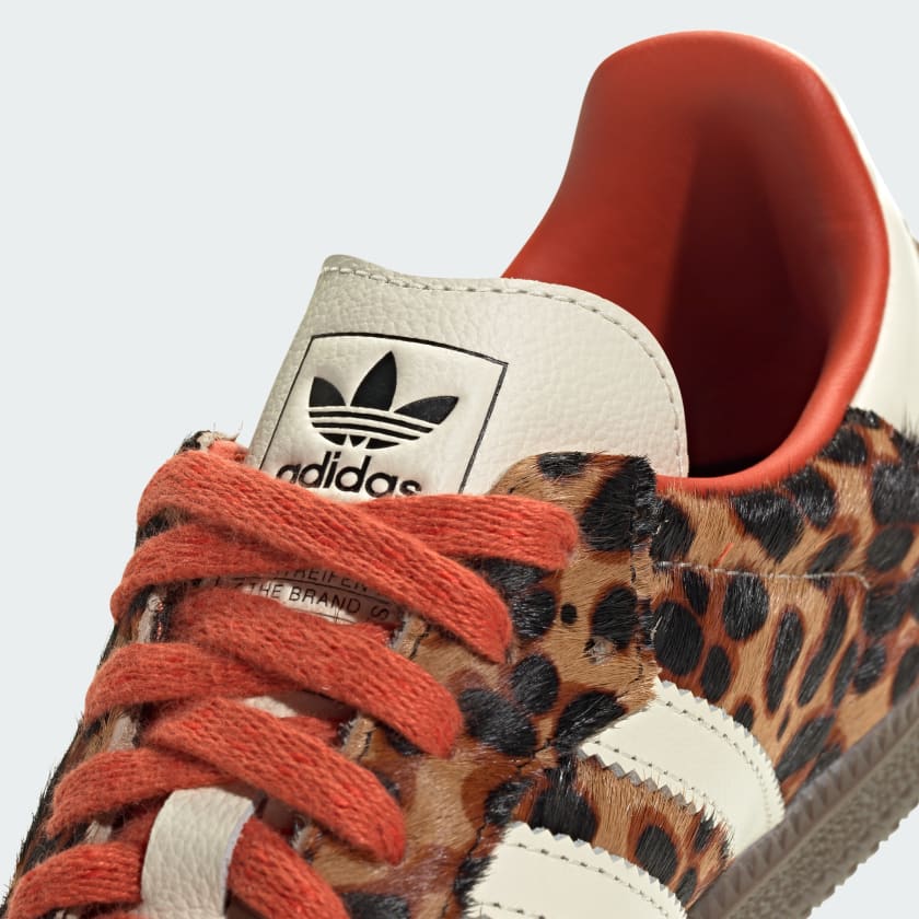 Adidas Samba Og Red Leopard
