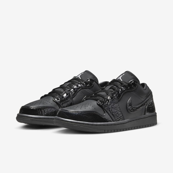 Jordan 1 low SE black Croco