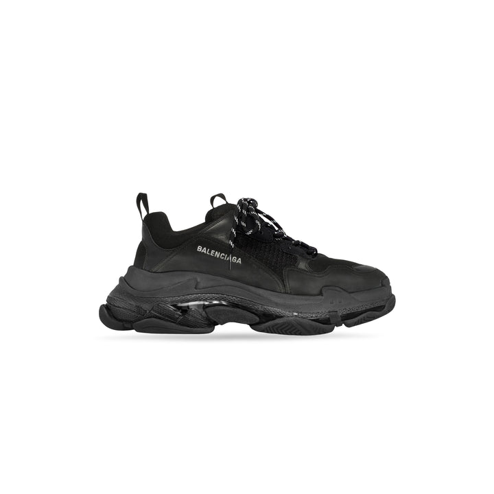 BALENCIAGA TRIPLE S CLEAR SOLE 'BLACK'