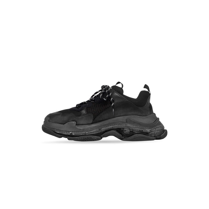 BALENCIAGA TRIPLE S CLEAR SOLE 'BLACK'